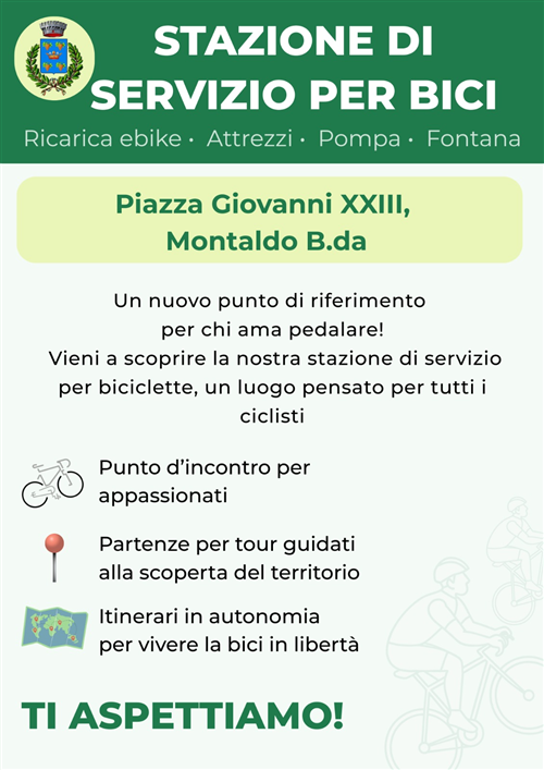 Montaldo Bormida, nasce la nuova stazione di servizio per bici: un invito a scoprire il territorio